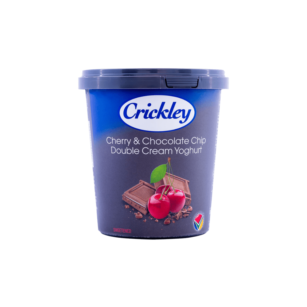Crickley Double Cream Yoghurt - Chocolate Chip Cherry