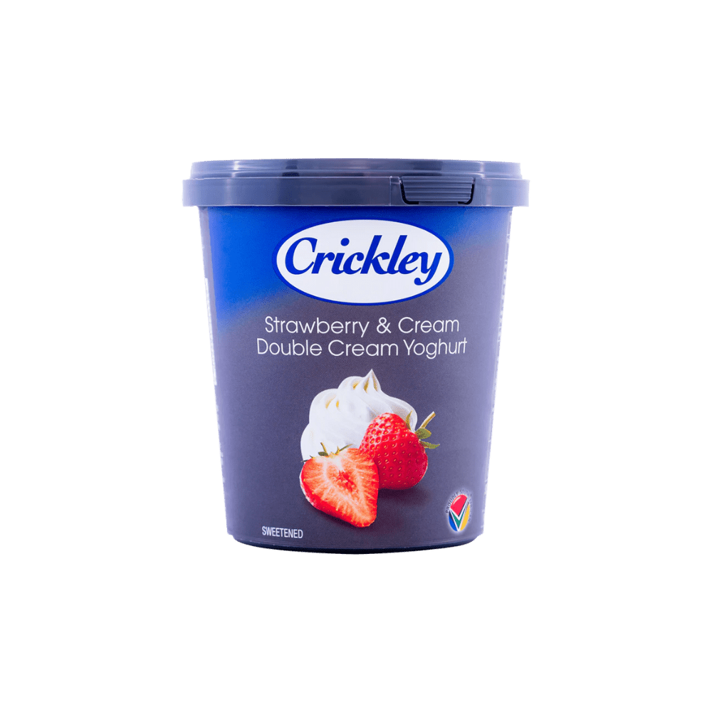 Crickley Double Cream Yoghurt - Strawberry and double cream
